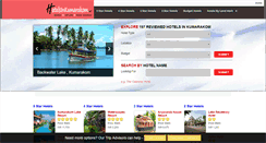 Desktop Screenshot of hotelsinkumarakom.net