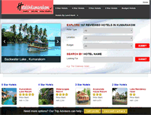 Tablet Screenshot of hotelsinkumarakom.net